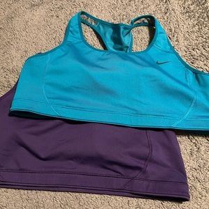 Nike and Jockey over head sports bras bundle - XL